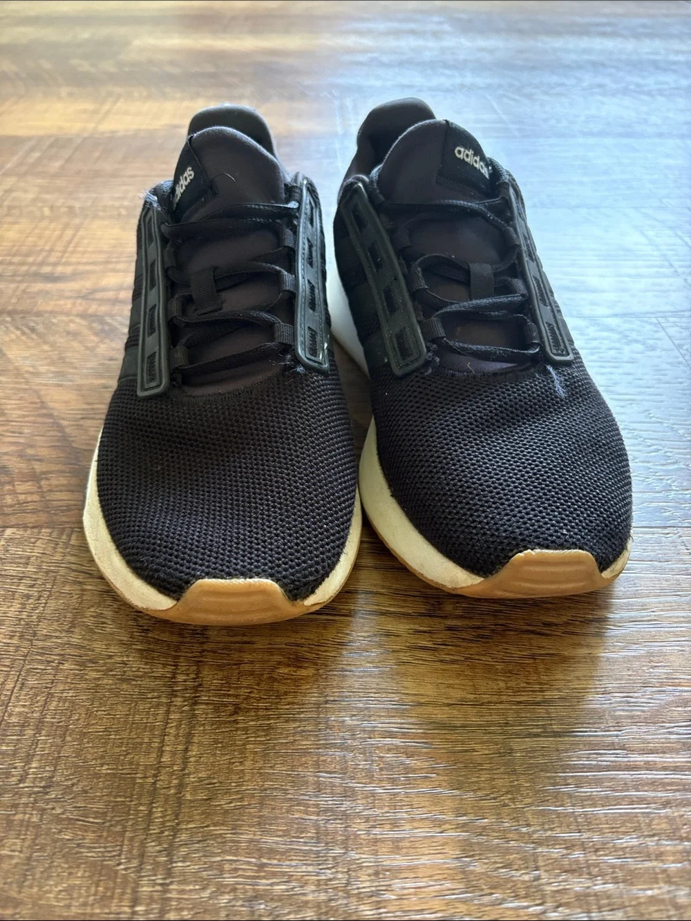 adidas Men’s Black and White Running Sneakers